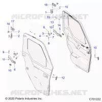 DOORS, FRONT, MOUNTING