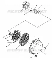 RÜCKZUG ANLASSER ASSEMBLY STARLITE 0943427 (4924992499034A)