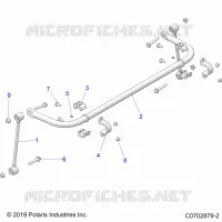SUSPENSION, REAR STABILISATORSTANGE
