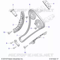 CAM CHAIN AND SPROCKET