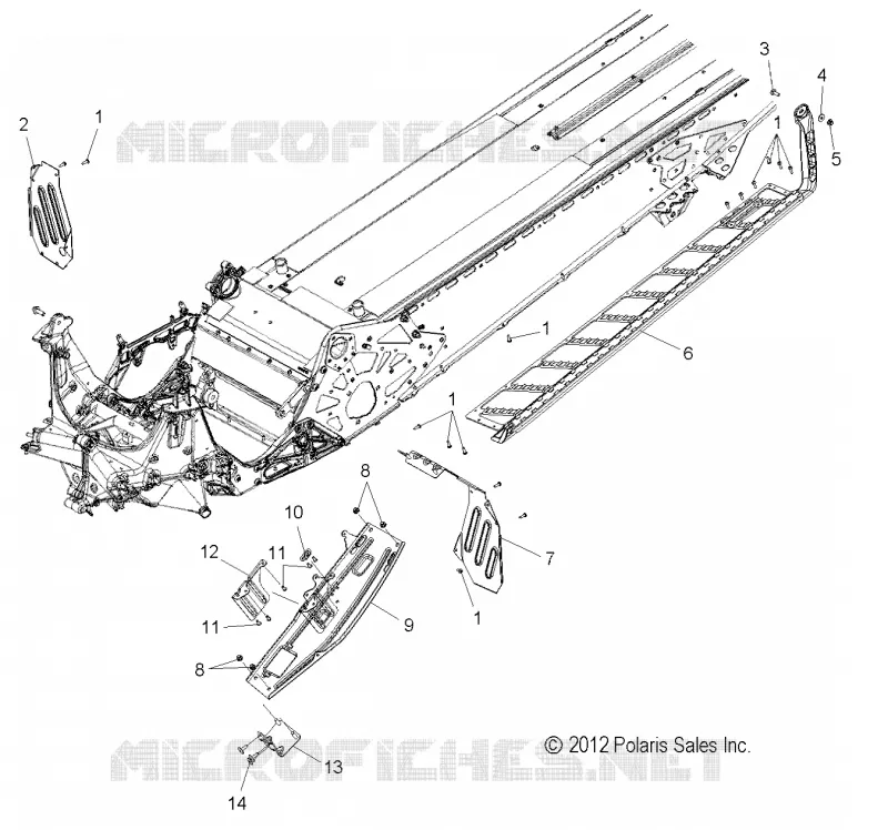 CHASSIS, CLUTCH GUARD AND FUßSTÜTZES