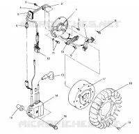 MAGNETO ASSEMBLY TRAIL 0950761, TRAIL DELUXE 0950262  AND EUROPEAN TRAIL DE (4928862886D004)