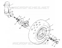 VORDERRAD ASSEMBLY  2x4 400L W957540 (4930093009B002)