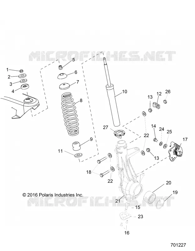 FRONT SUSPENSION STRUT