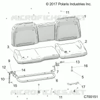 SITZ ASM. REAR