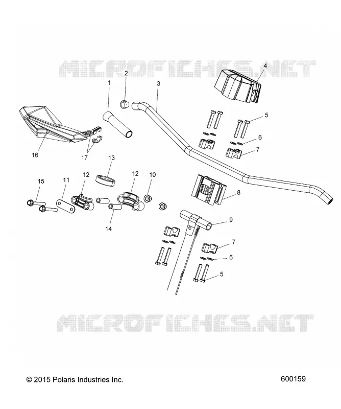 UPPER LENKEN   HANDLEBAR ASM.