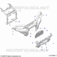 FRONTSTOSSSTANGE AND MOUNTING