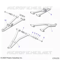 FRONT SUSPENSION CONTROL ARMS