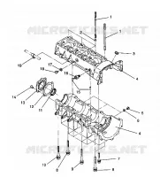 CRANKCASE ASSEMBLY RXL / 0930768 AND RXL SKS / 0930568 (4922992299029A)
