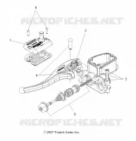 VORDERBREMSE BREMSE LEVER AND MASTER CYLINDER