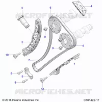 CAM CHAIN AND SPROCKET