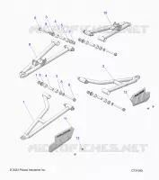 FRONT SUSPENSION CONTROL ARMS