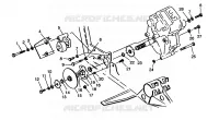GETRIEBEGEHÄUSE/BREMSE AND KETTEN ??COVER MOUNTING XPLORER 4X4 W959140 (4930223022C006)