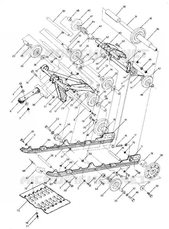 SUSPENSION 400 AND 650 (4914131413015A)