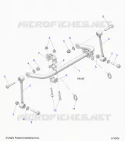 SUSPENSION, FRONT STABILISATORSTANGE