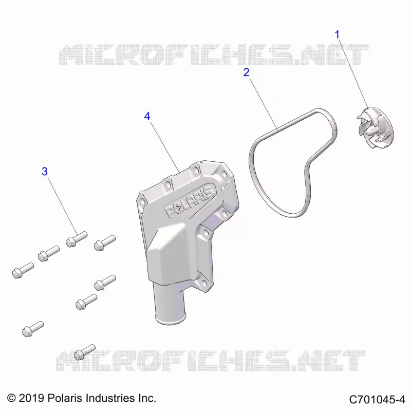MOTOR, WATERPUMP IMPELLER AND COVER