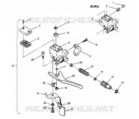 MASTER CYLINDER SPORT 0960443, SPORT TOURING 0960243  AND EUROPEAN SPORT TO (4932223222B003)