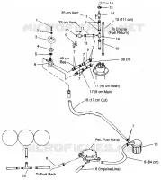 KRAFTSTOFFSYSTEM SL 900 B964291 and  Intl. SL 900 I964291 (4935583558A010)