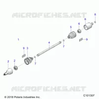 ANTRIEB, DRIVE SHAFT, FRONT