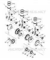 KURBELWELLE   KOLBEN SL 650 STD B954358 (4932923292B014)