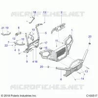 FRONTSTOSSSTANGE AND MOUNTING