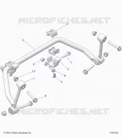 SUSPENSION, FRONT, STABILISATORSTANGE