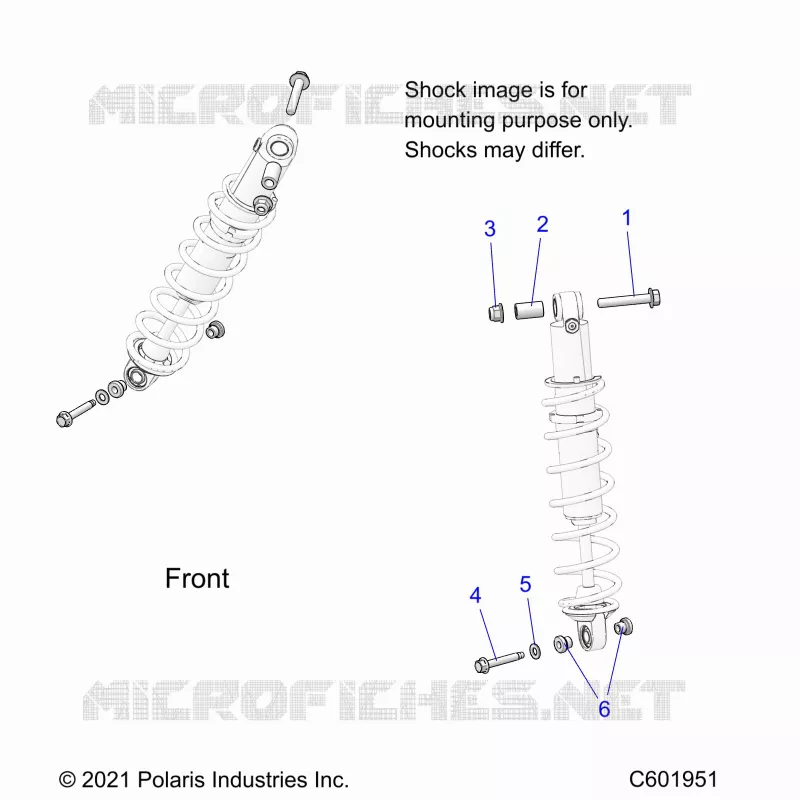 SUSPENSION, IFS SCHOCKS MNTG.