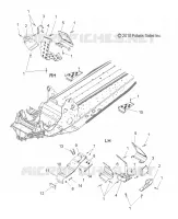 CHASSIS, FUßSTÜTZES AND CLUTCH GUARD
