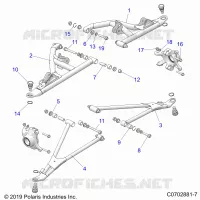 FRONT SUSPENSION CONTROL ARMS