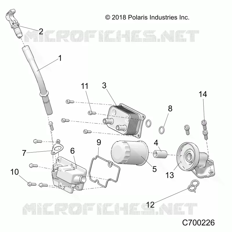 ENGINE, DIPSTICK & OIL FILTER