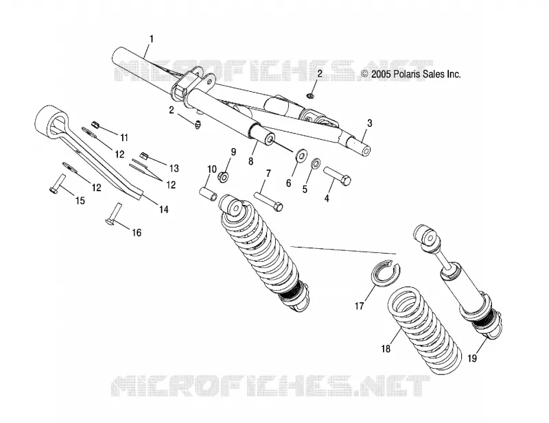 FRONT Drehmomentarm