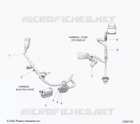ELEKTRIC, WIRE HARNESS, HOOD, ELEC. START