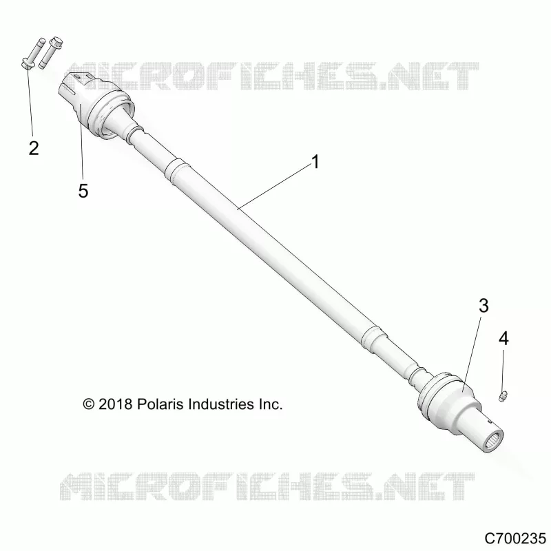 ANTRIEB, REAR PROP SHAFT