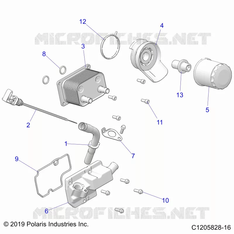 ENGINE, DIPSTICK & OIL FILTER