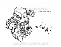 MOTOR, MANIFOLD   THERMOSTAT