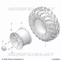 RADS, REAR TIRE