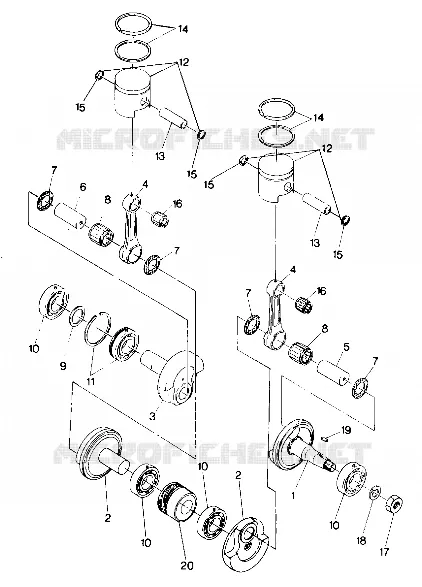 KOLBEN AND KURBELWELLE SUPERTRAK (4919291929027A)