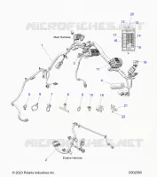 ELEKTRIC, WIRE HARNESS, CHASSIS/FUSE BLOCK, ENGINE