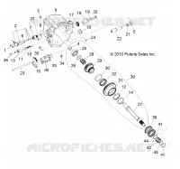 ANTRIEB, MAIN GETRIEBEGEHÄUSE INTERNAL COMPONENTS 2