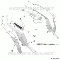KAROSSERIE HINTEN FENDERS AND BEZELS- Z21N4E92AX/AG/BG/BX (C700248-8)