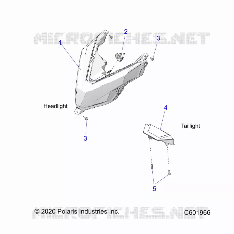 ELEKTRIC, HEADLIGHT AND TAILLIGHT