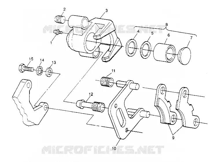 FRONT BREMSE 2x4 400L W947540 (4926752675B003)