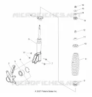 FRONT SUSPENSION STREBE