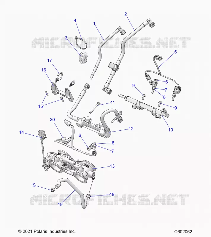 KRAFTSTOFFSYSTEM, RAIL, LINES AND THROTTLE BODY