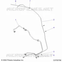 BODY, TREIBSTOFF LINES, STD.