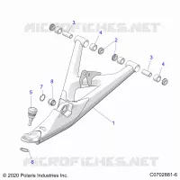 FRONT SUSPENSION CONTROL ARMS LOWER