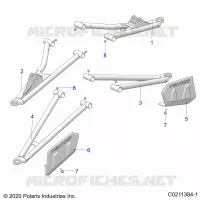 FRONT SUSPENSION A-ARMS