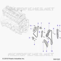 ENGINE, TIMING KETTEN AND RELATED