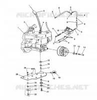 MOTORAUFHÄNGUNG LITE/0933433 and  LITE DELUXE/0933431 (4922972297021A)