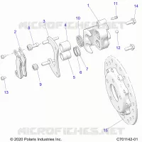 BRAKES, BREMSZANGE HINTEN